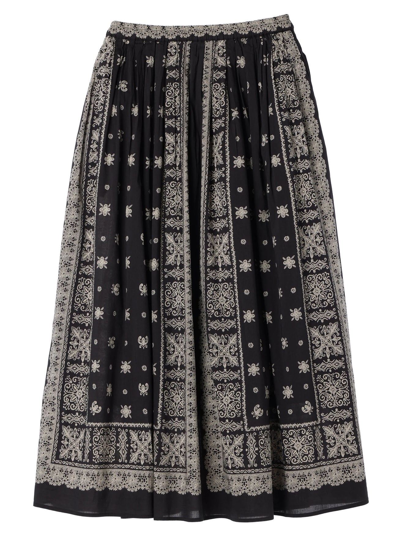 Michio Pattern Maxi Skirt