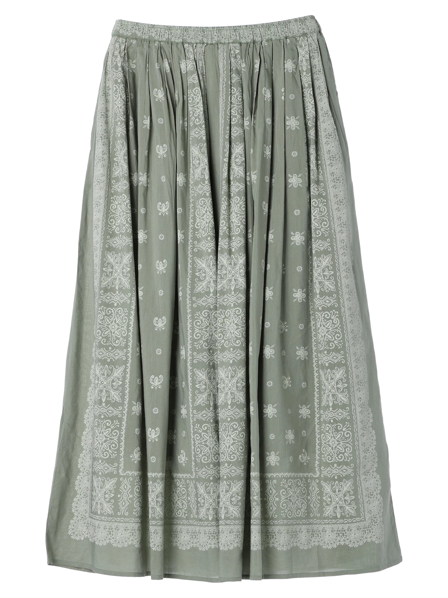 Michio Pattern Maxi Skirt