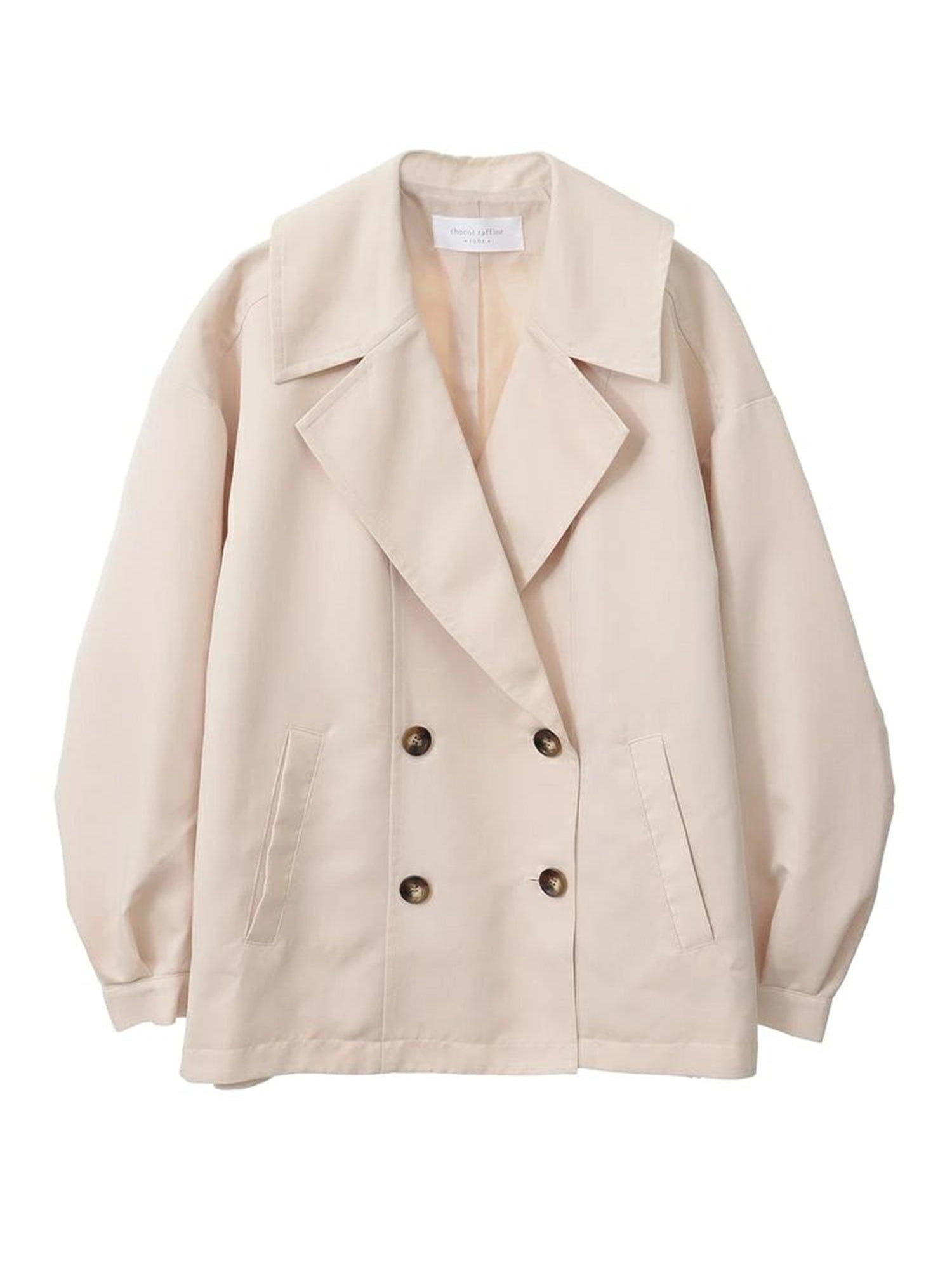 Miharu Water-Repellent Short Trench Coat