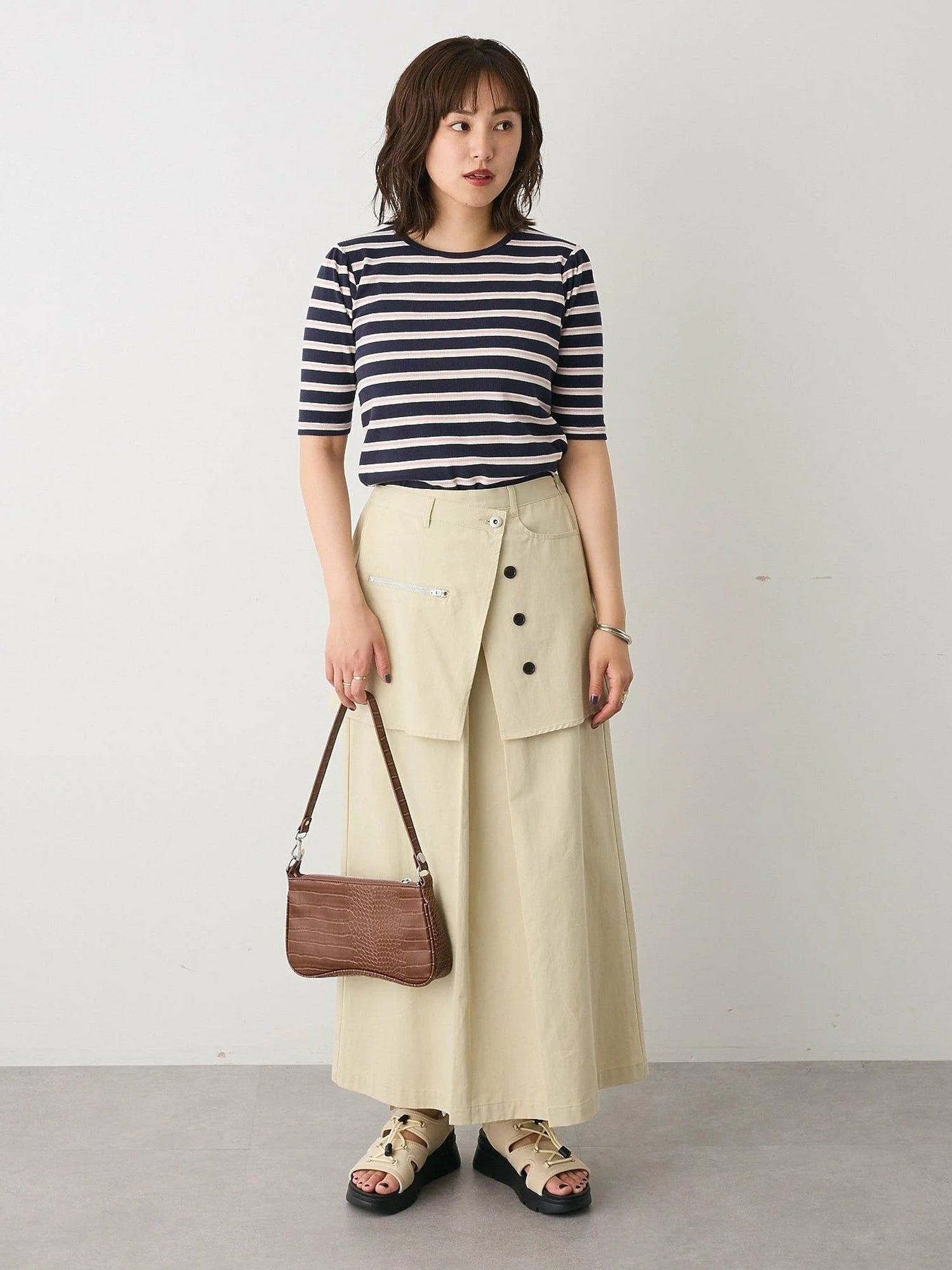 Minae Overlap Skirt