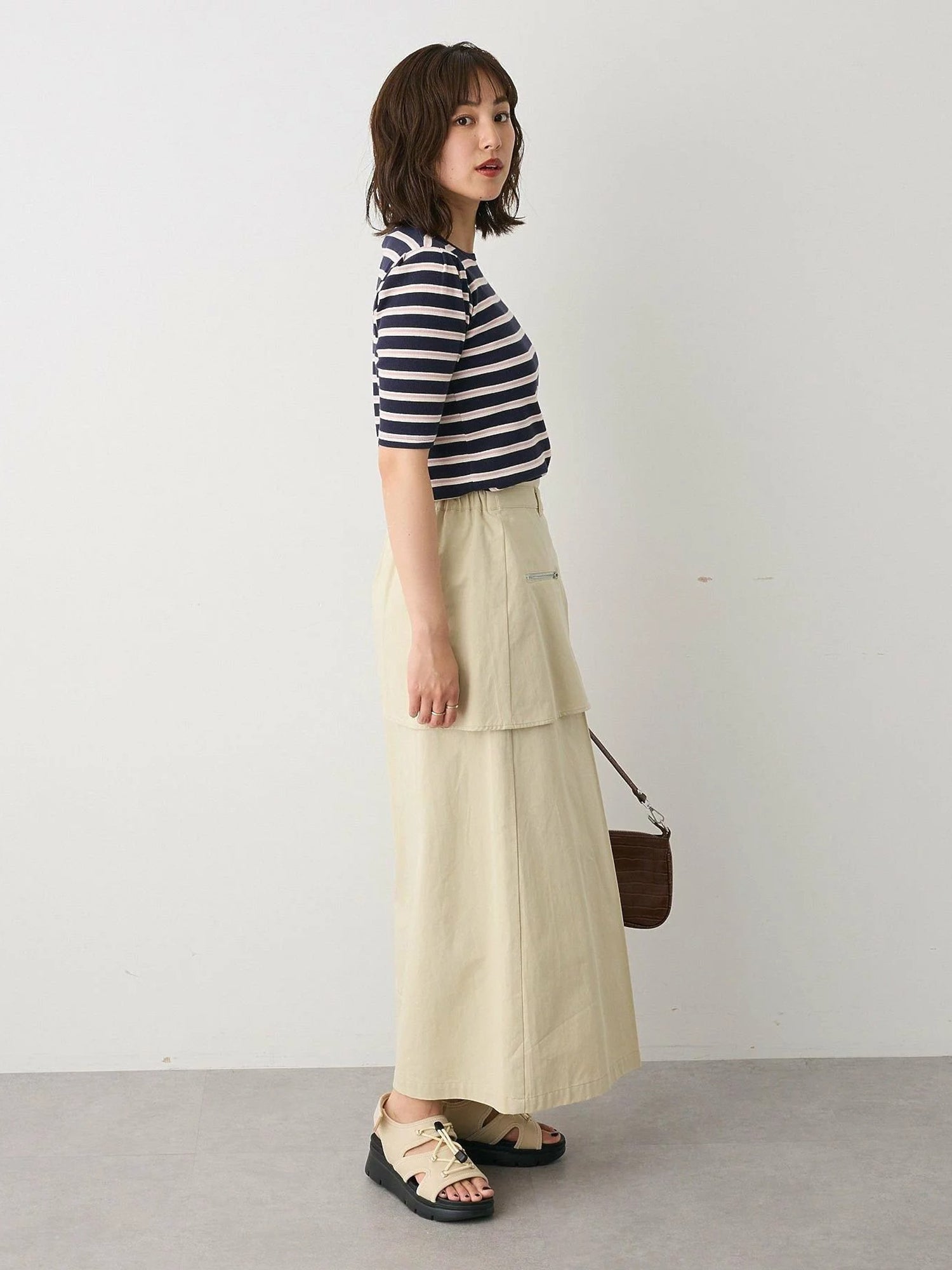 Minae Overlap Skirt
