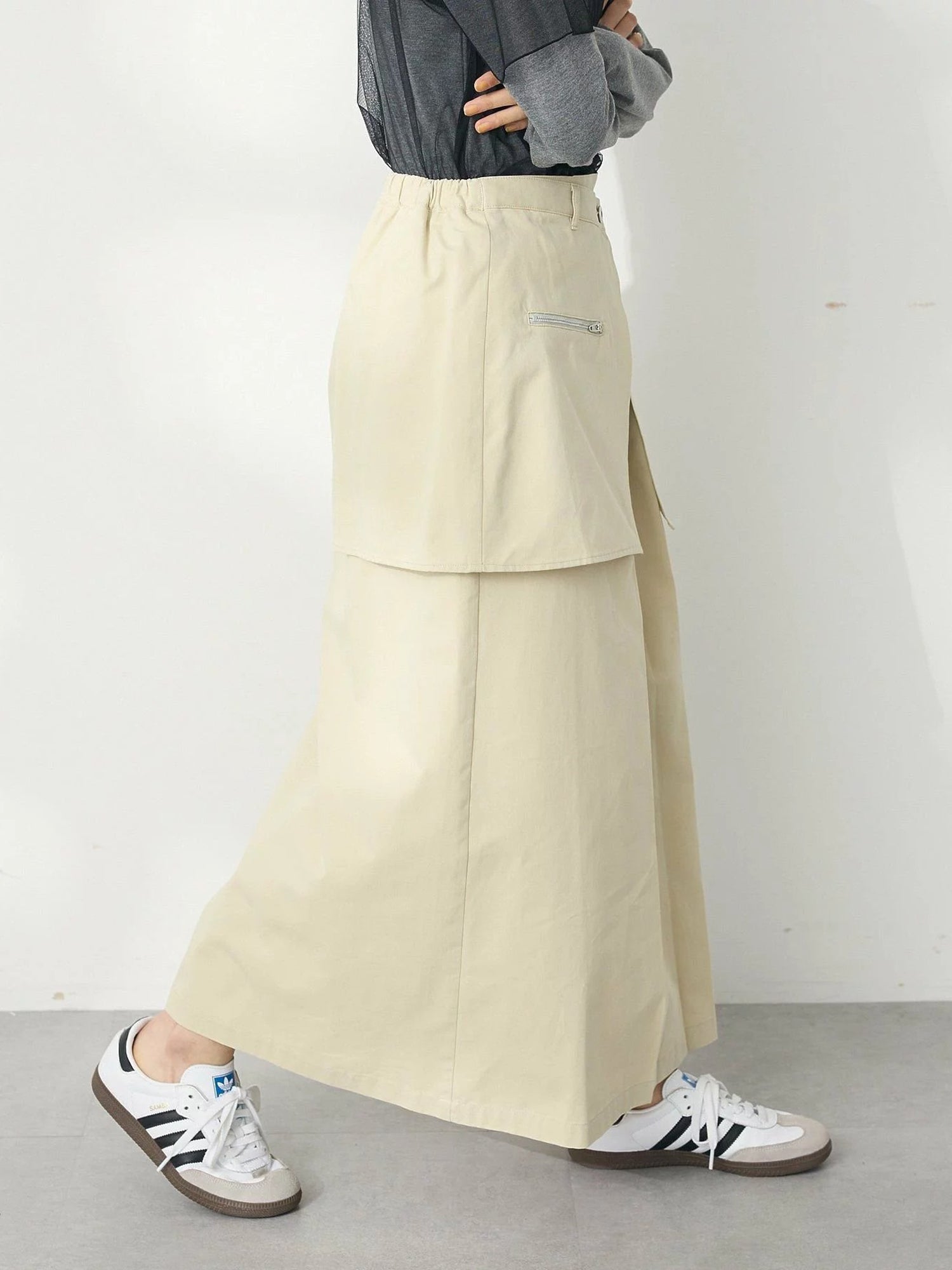 Minae Overlap Skirt