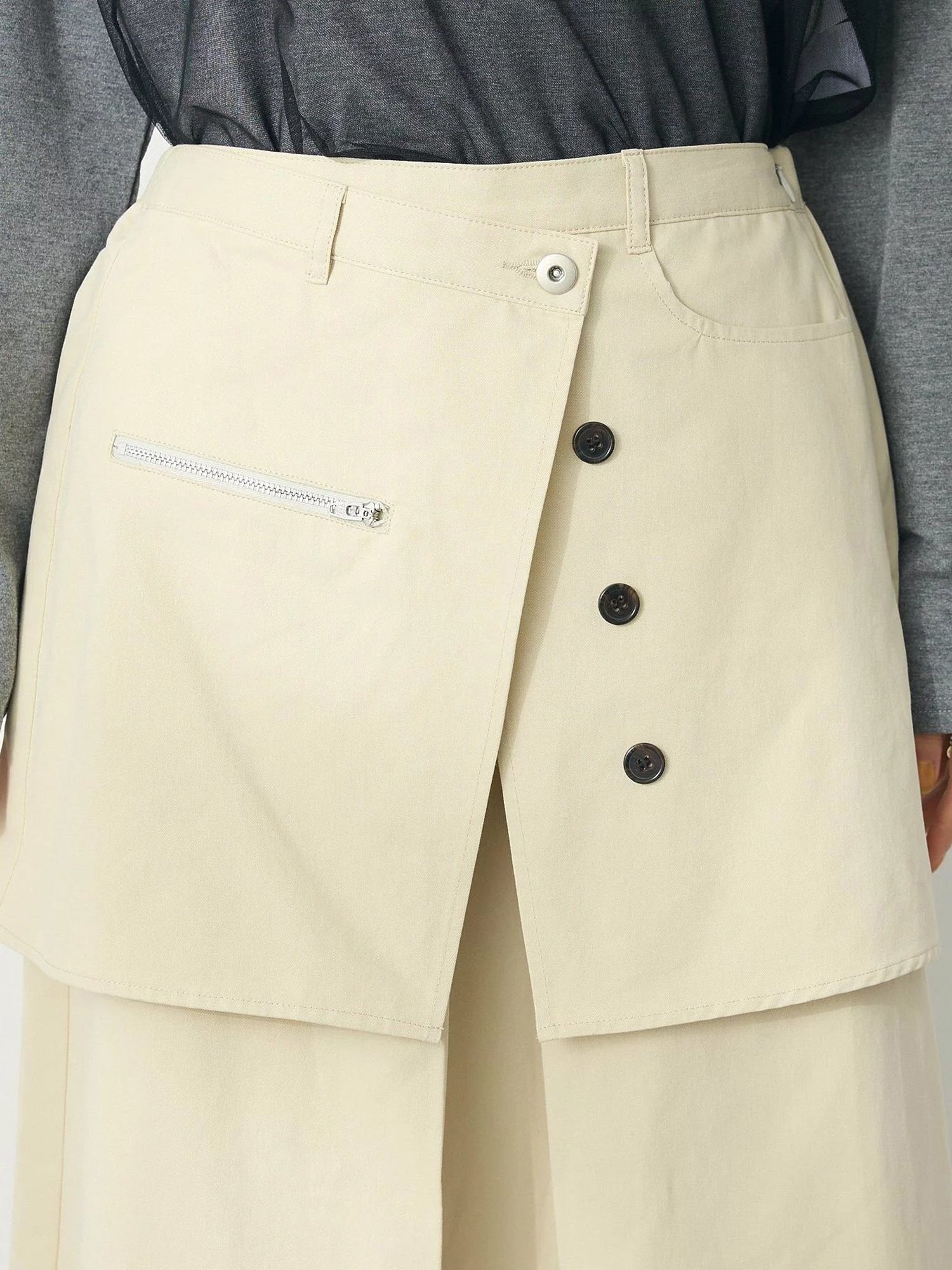 Minae Overlap Skirt
