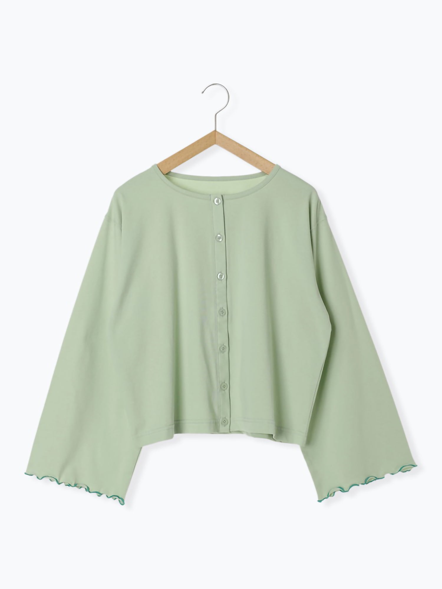 Minakaze (Cool To Touch/Uv Protection) Sleeve Mellow Short Length Cardigan
