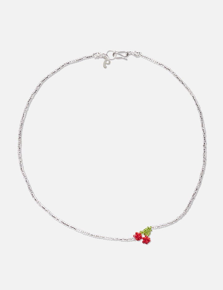 Mini Silver Cherry Necklace
