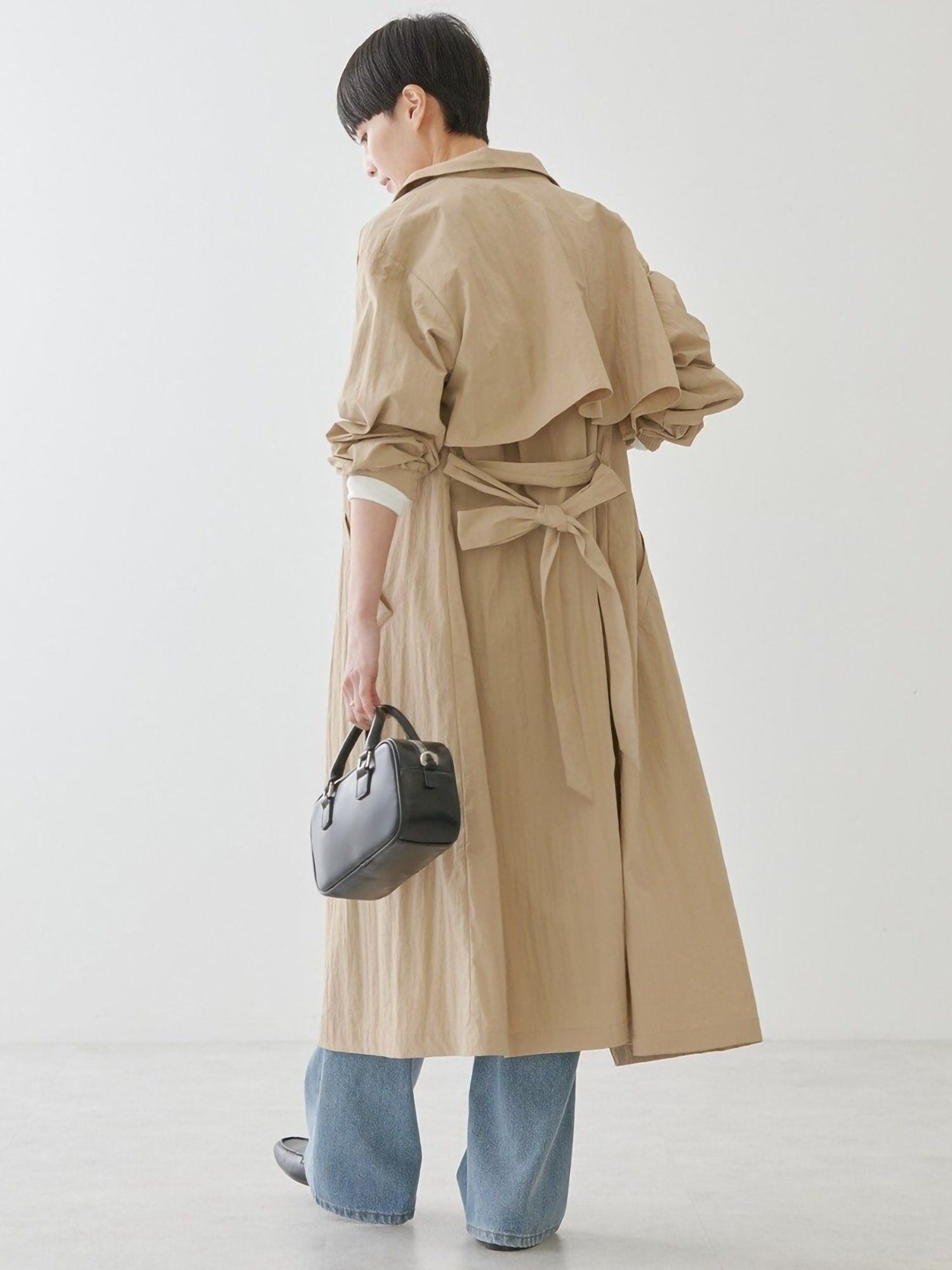 Mioka Stand-Collar Coat