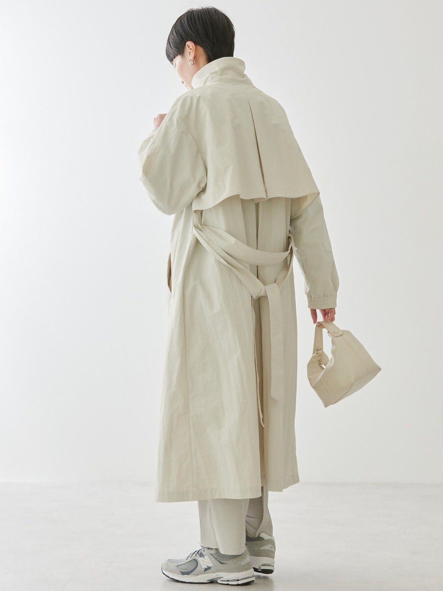Mioka Stand-Collar Coat
