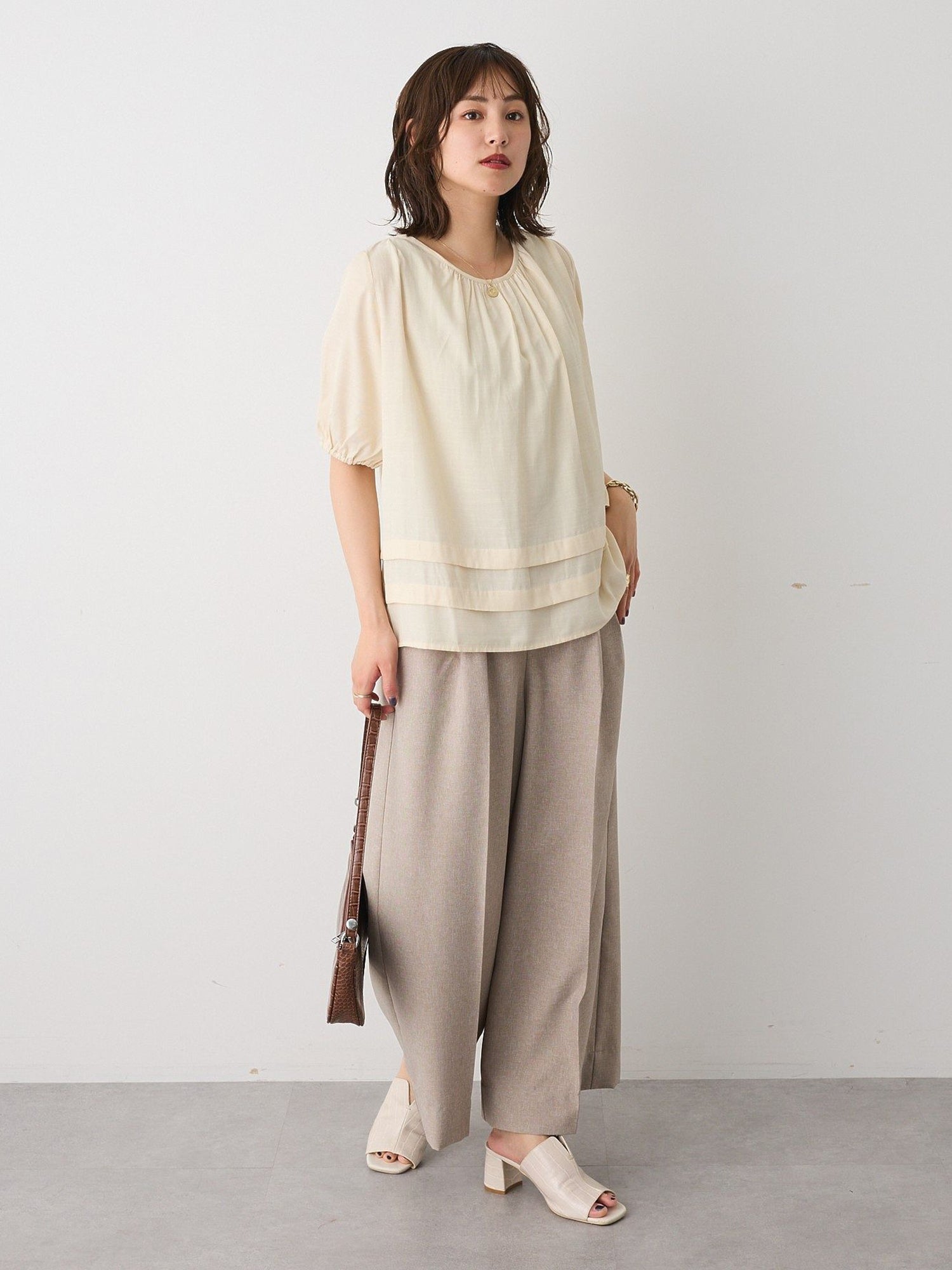 Miwa Linen pleat pants