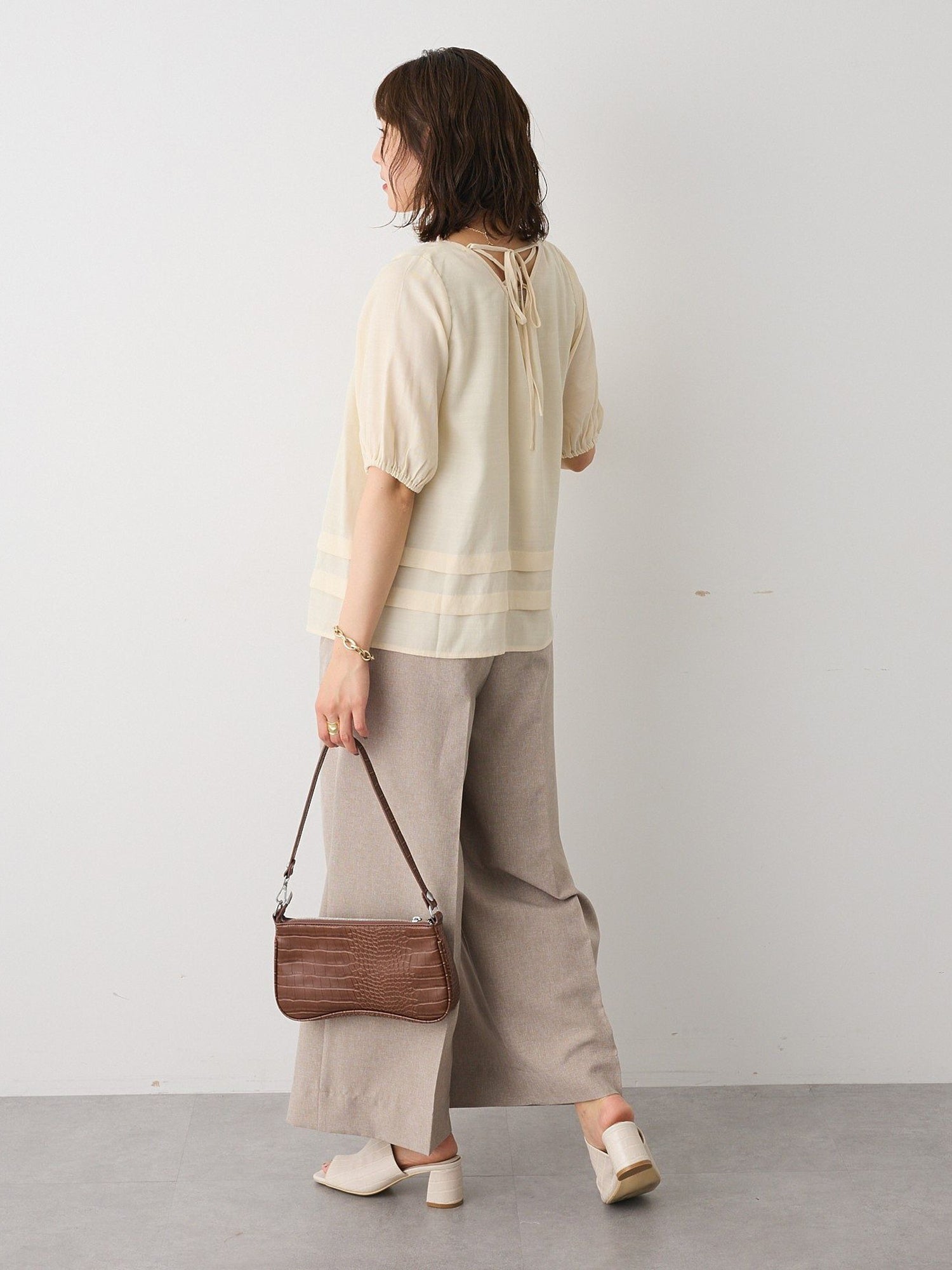 Miwa Linen pleat pants