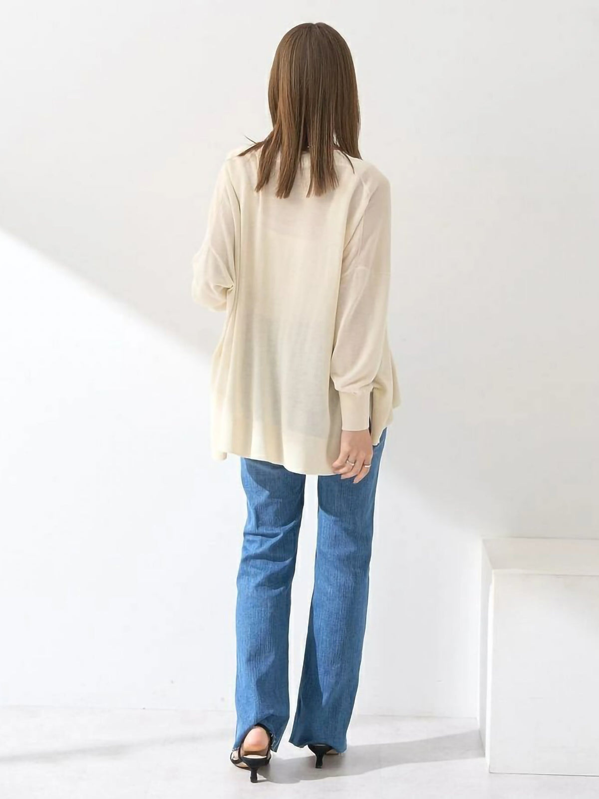 Mokuren Sheer Loose Cardigan