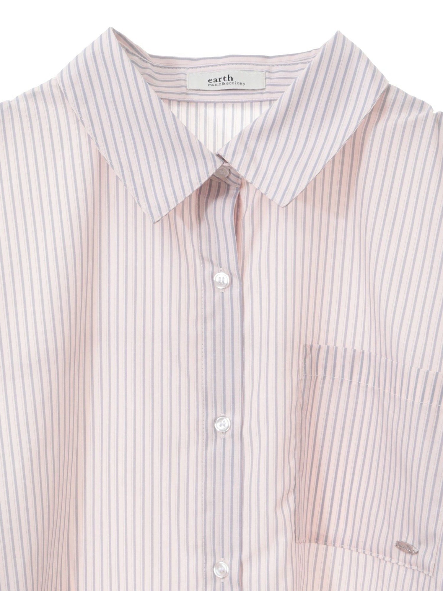 Musubi 2-Way Shoulder Drawstring Ribbon Shirt