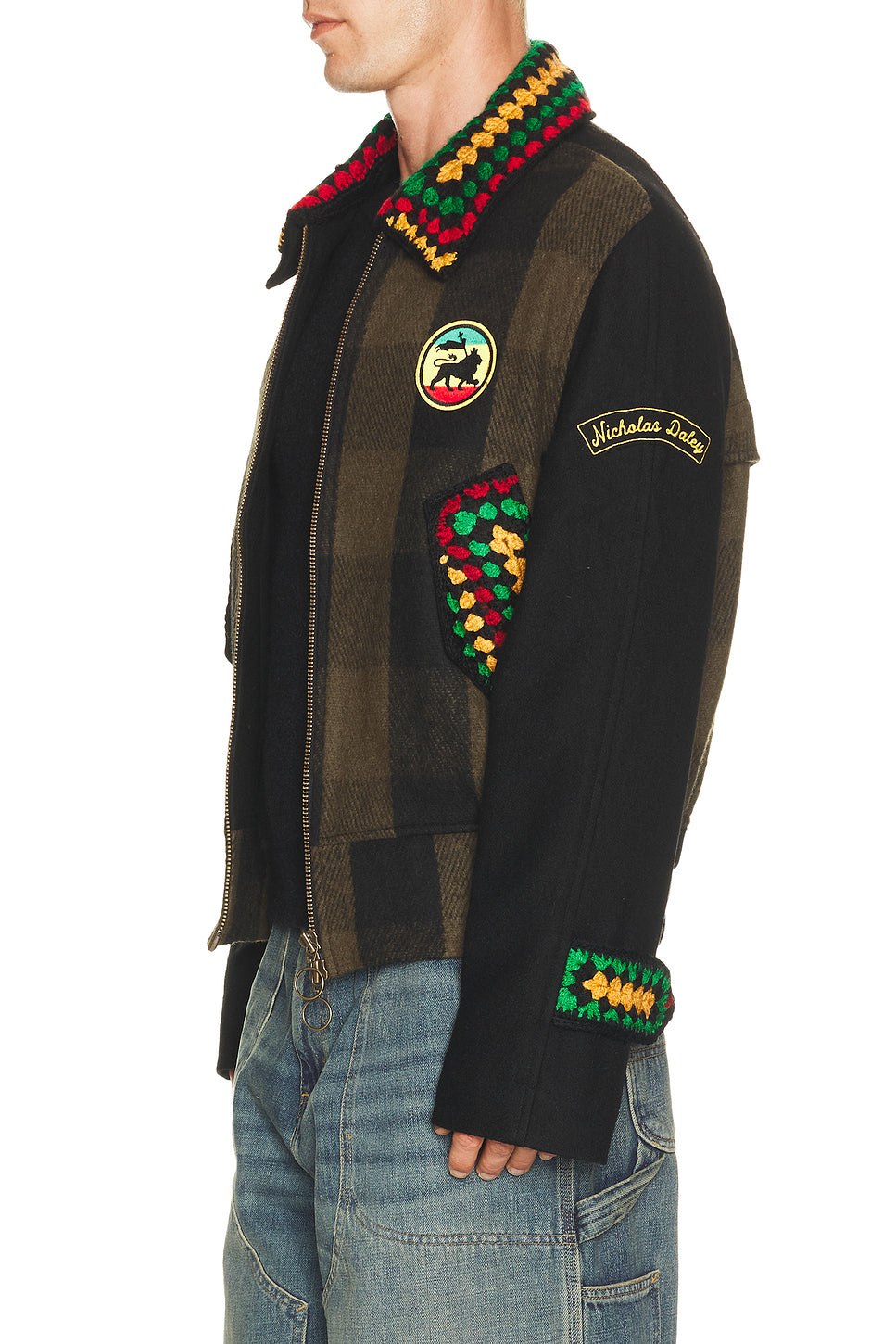 Patched Rebel Riot Jacket