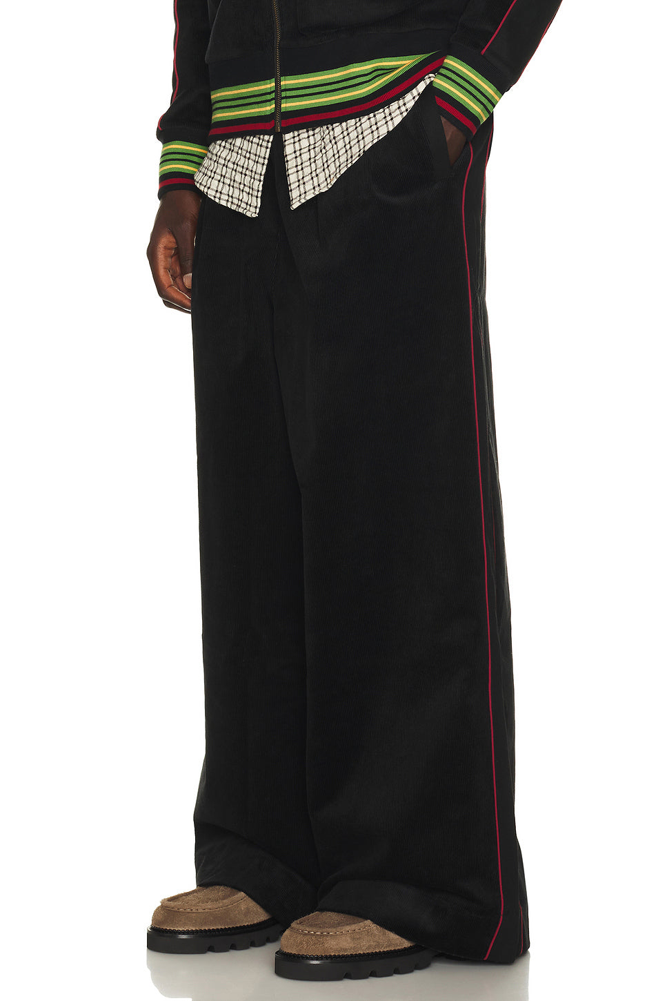 Pleated Track Pant