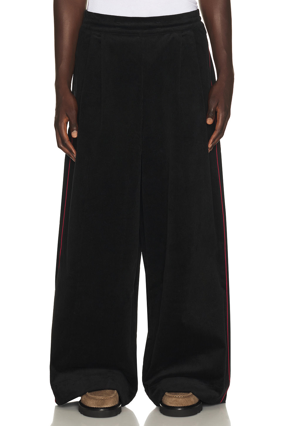 Pleated Track Pant