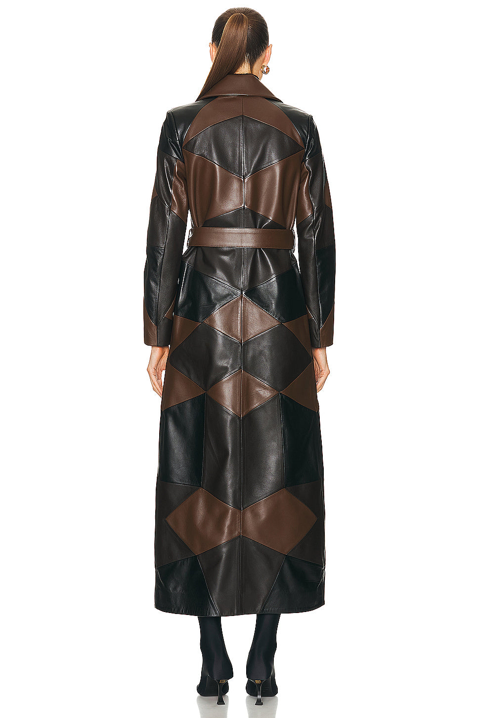 for FWRD Sonja Patchwork Trench Coat