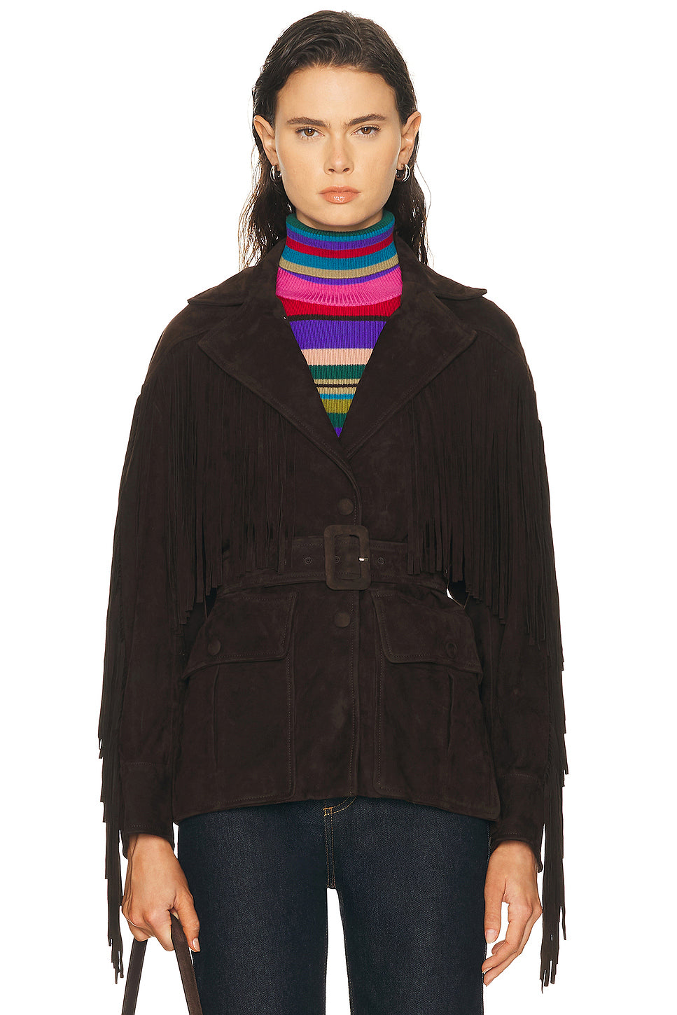 Cassidy Suede Fringe Jacket