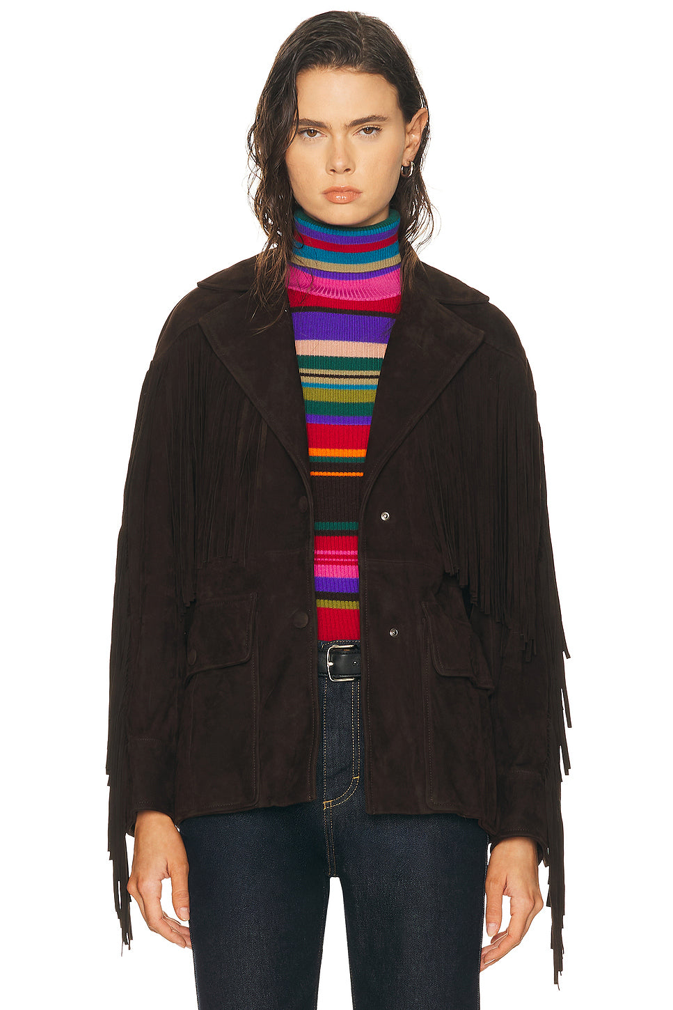 Cassidy Suede Fringe Jacket