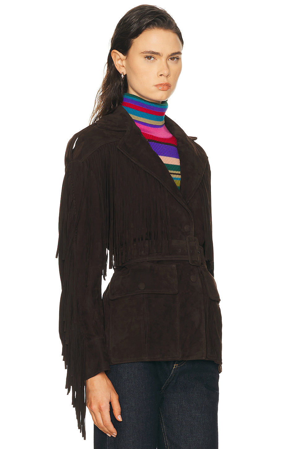 Cassidy Suede Fringe Jacket