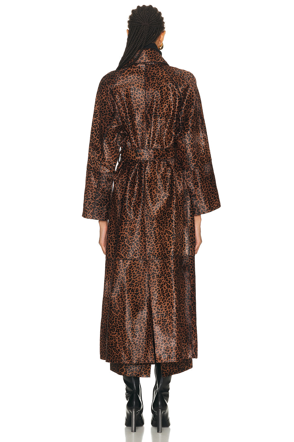 Althea Pony Hair Trench Coat