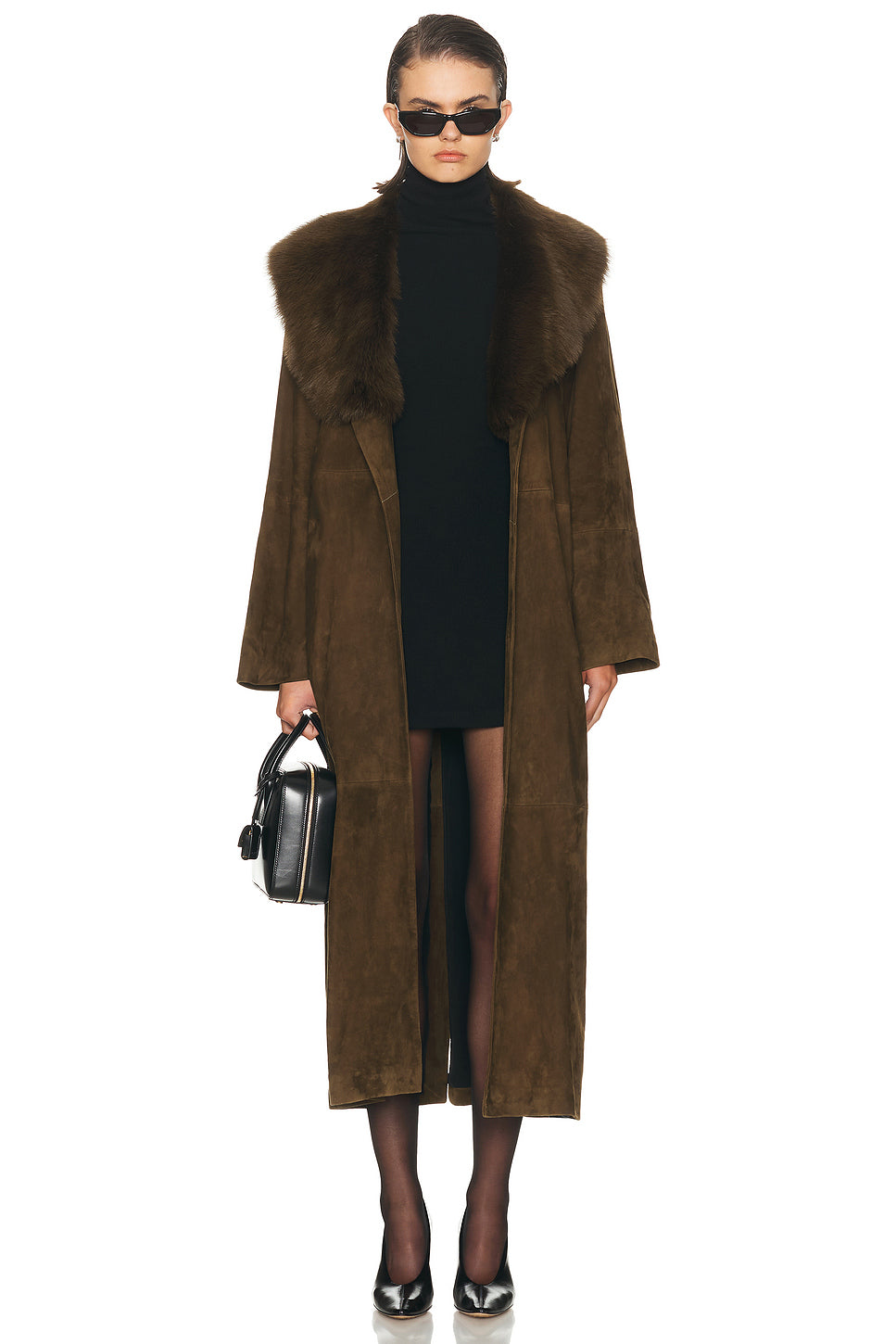 Briona Luxurious Suede Coat