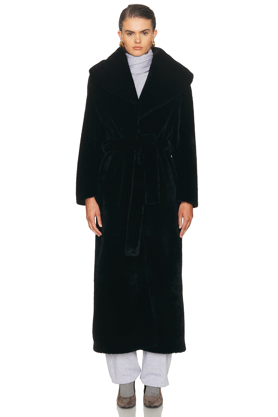 Giovanna Enveloping Shearling Coat