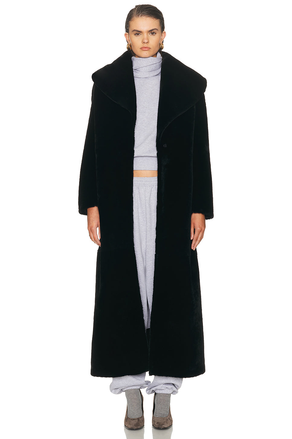 Giovanna Enveloping Shearling Coat