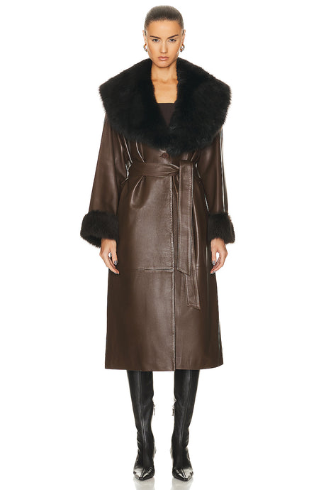 Freja Relaxed Belted Trench Coat
