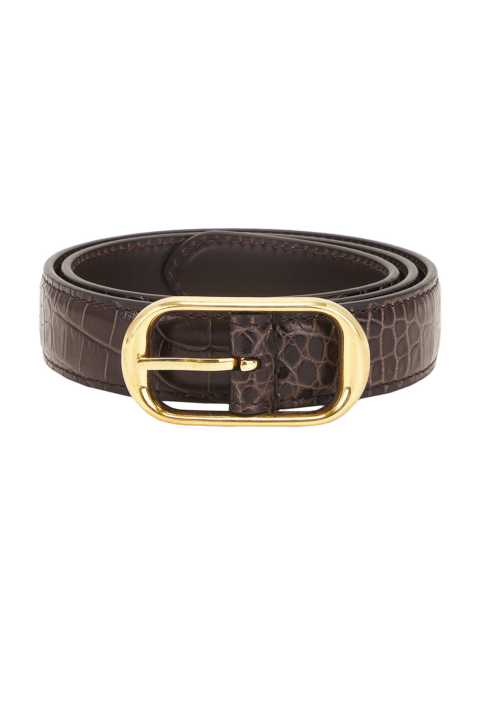 Reine Embossed Croc Belt