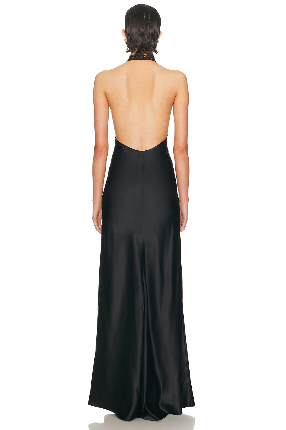 Noemi Lace Halter Gown