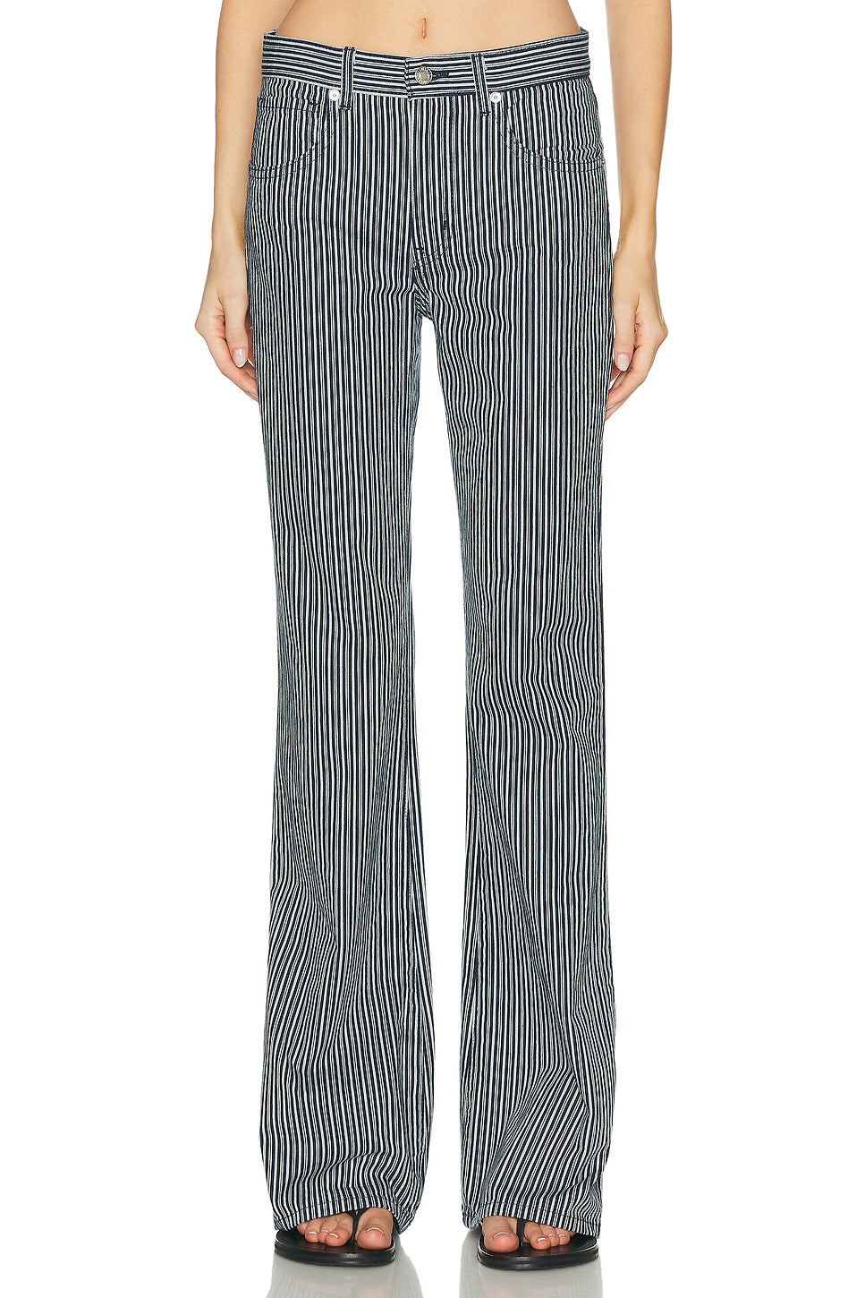 Celia Striped Straight Leg