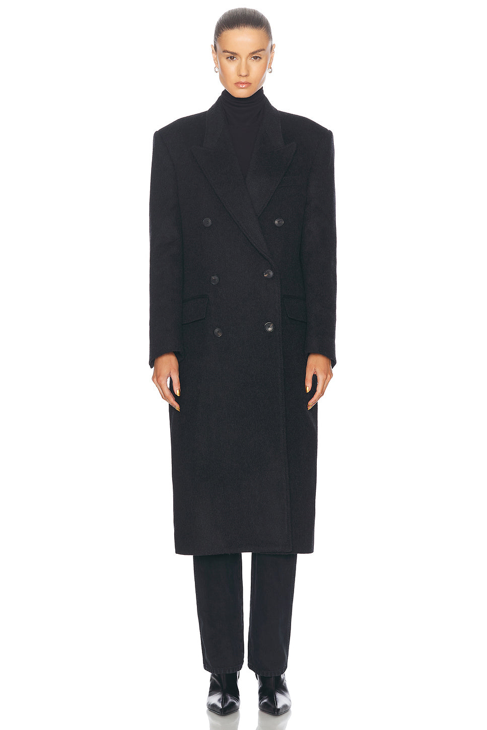 Edmont Double Breasted Long Coat