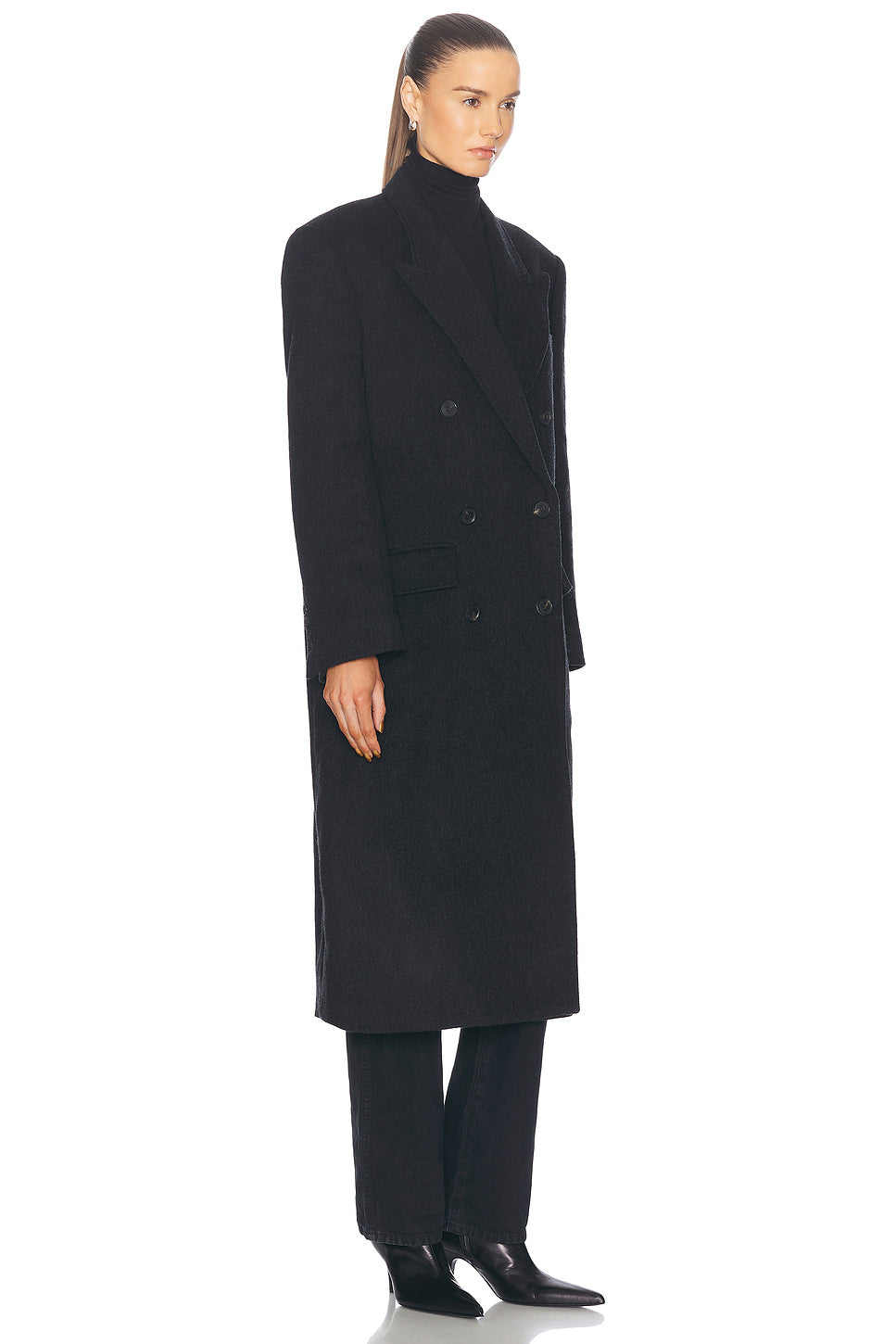 Edmont Double Breasted Long Coat