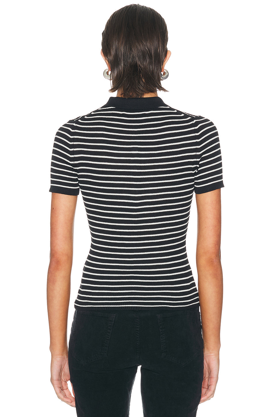 Fenna Stripe Polo Top