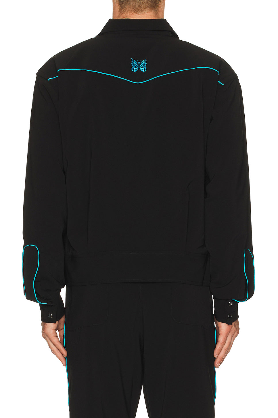 Piping Cowboy Jacket Poly Double Cloth