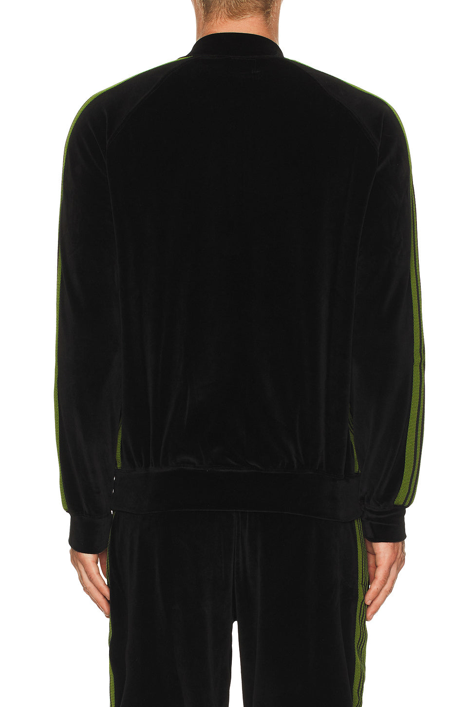 Rib Collar Track Jacket Cpe Velour