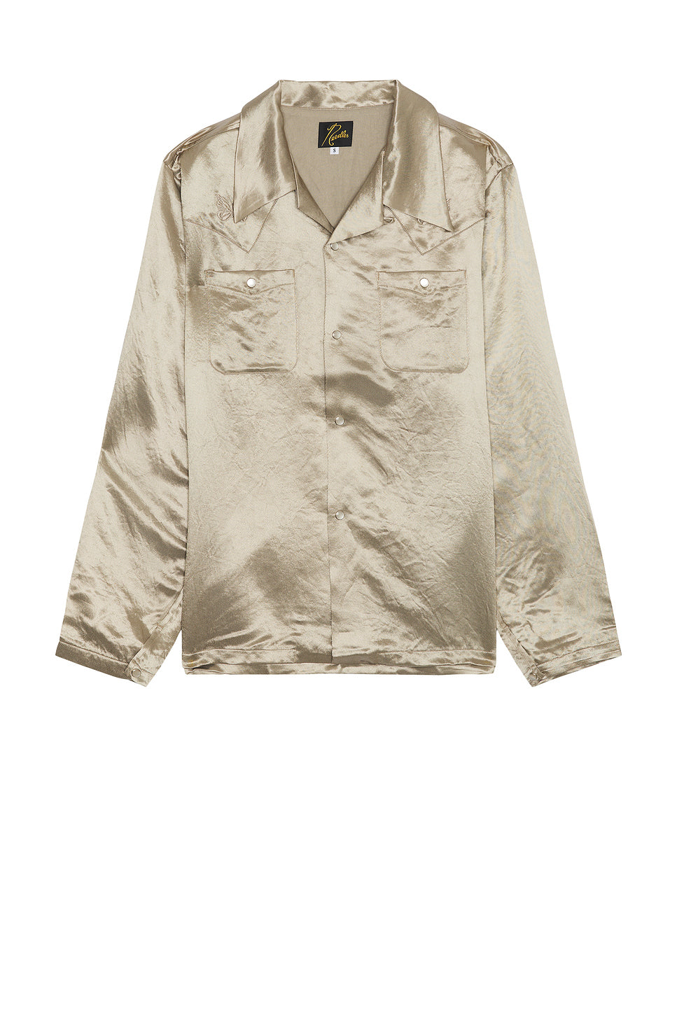 Long Sleeve Cowboy One-up Shirt In Taupe