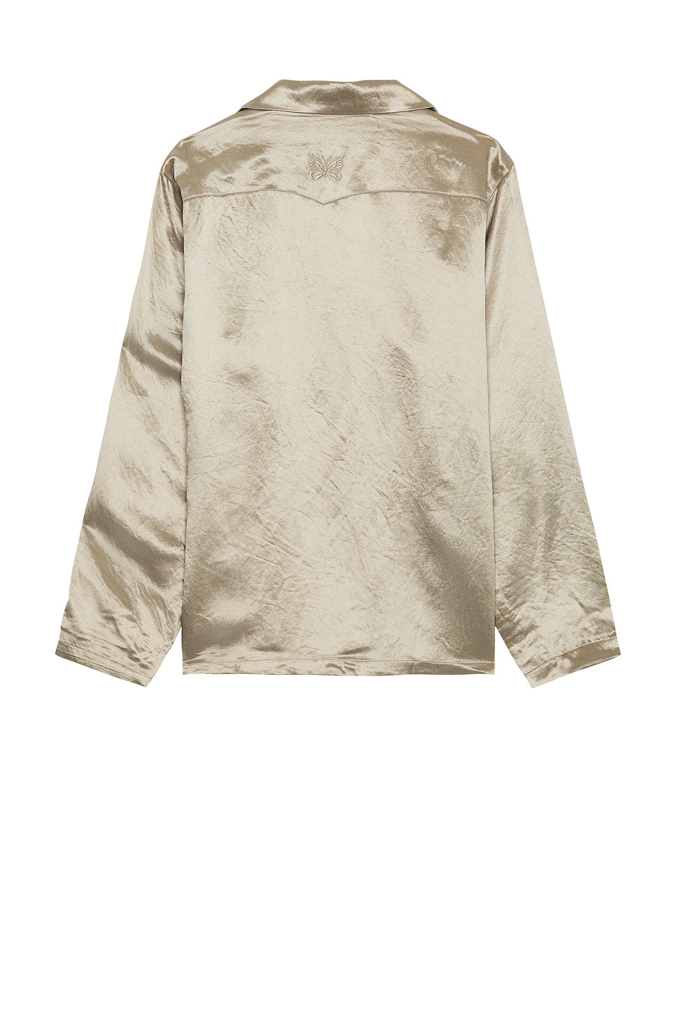 Long Sleeve Cowboy One-up Shirt In Taupe