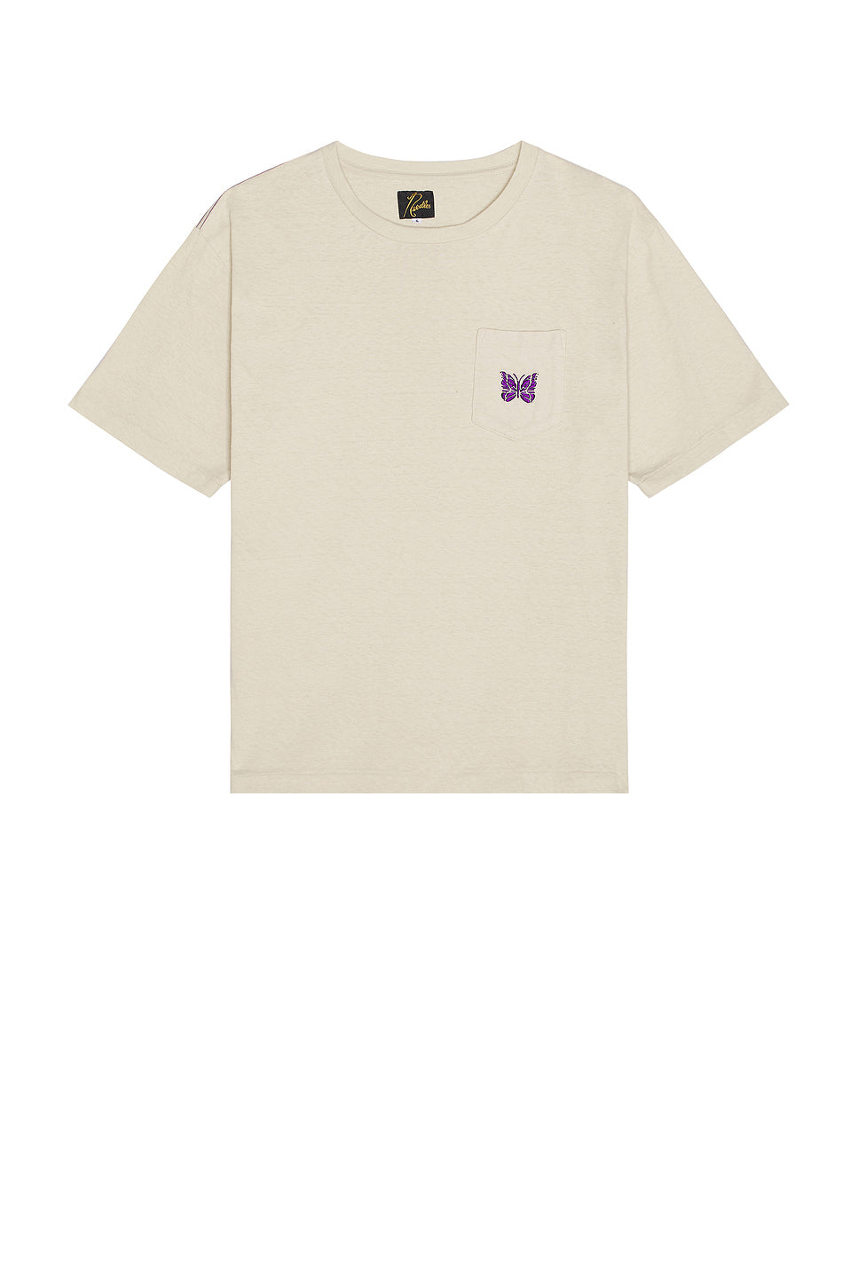 Papillon Embroidered Pocket Tee