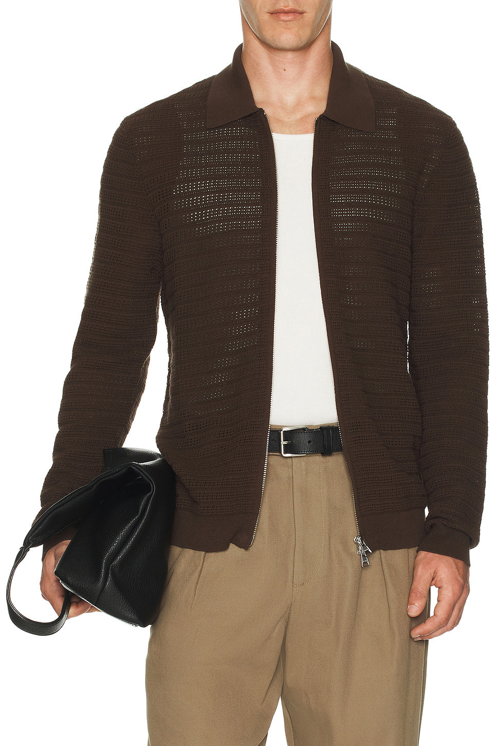 Gustav Long Sleeve Zip Sweater