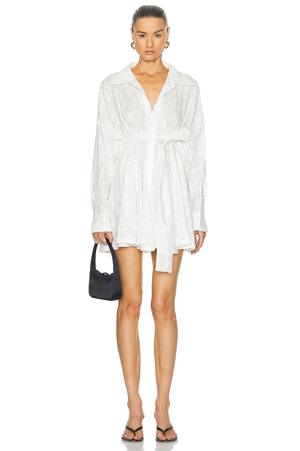 Super Oversized Boyfriend Shirt Babydoll Mini Dress