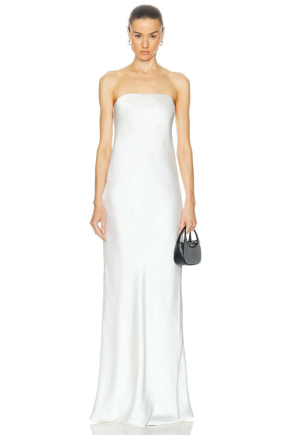 Bias Strapless Gown