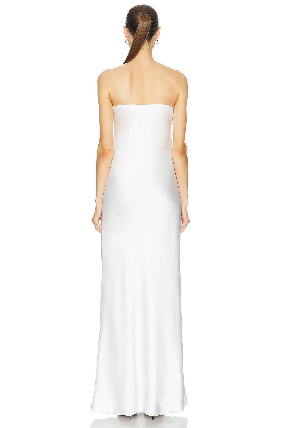 Bias Strapless Gown