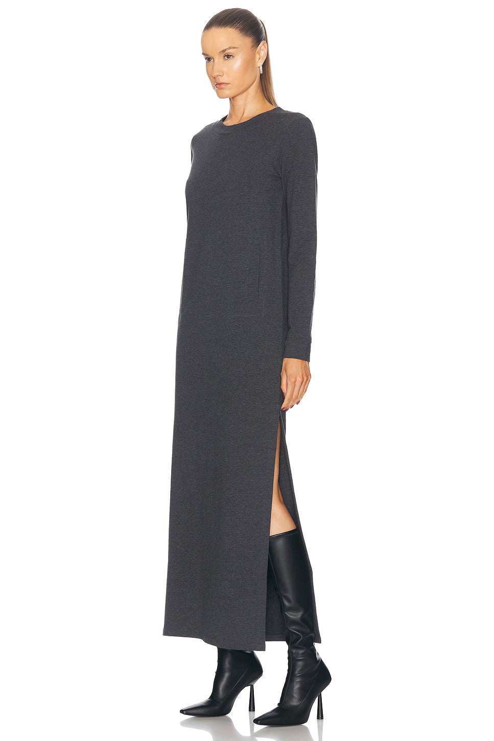 Long Sleeve Tailored Ankle Dress