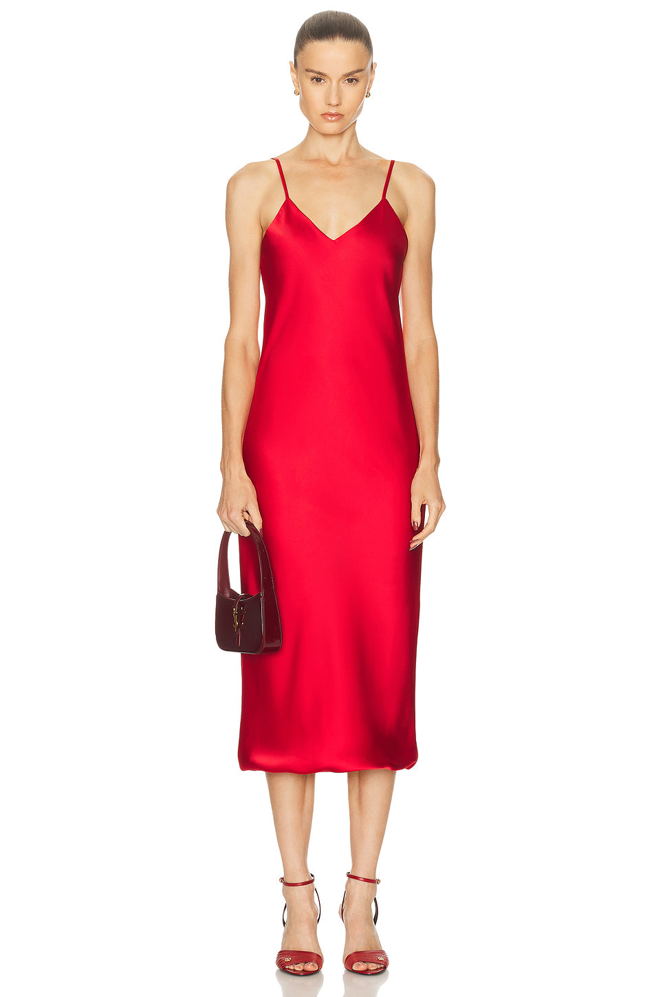 Bias Slip Midcalf Dress