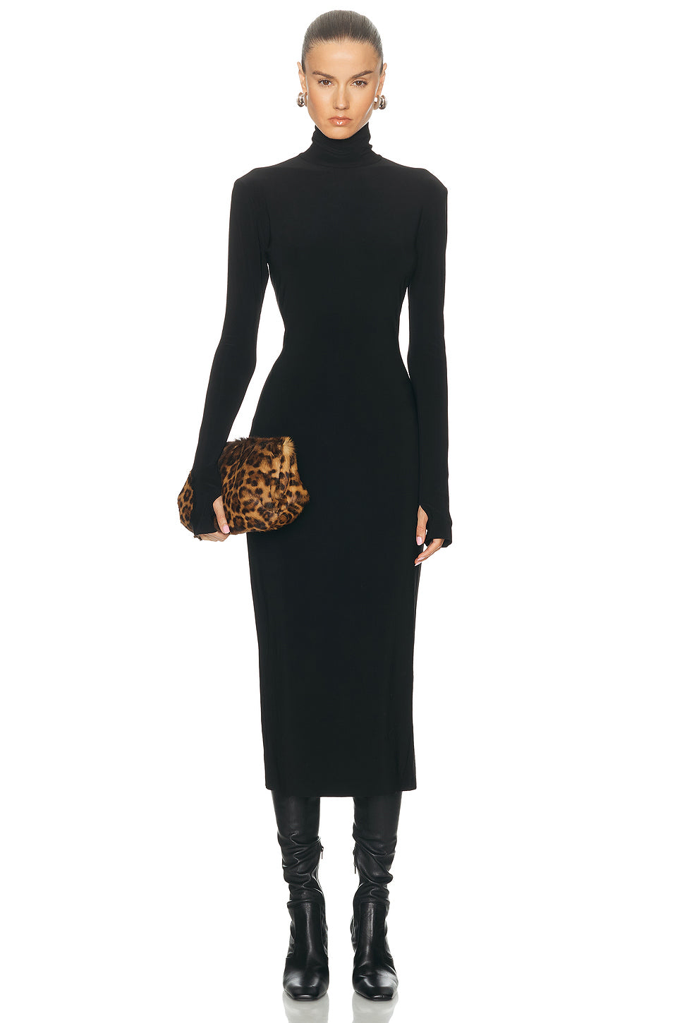 Long Sleeve Turtleneck Dress