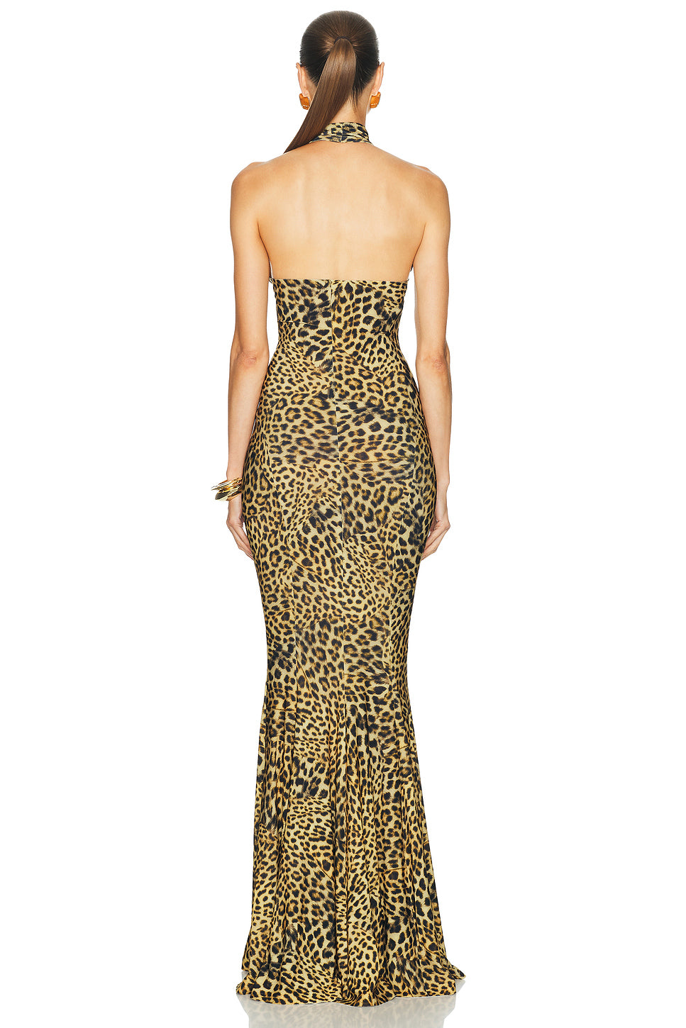Halter Turtle Fishtail Gown