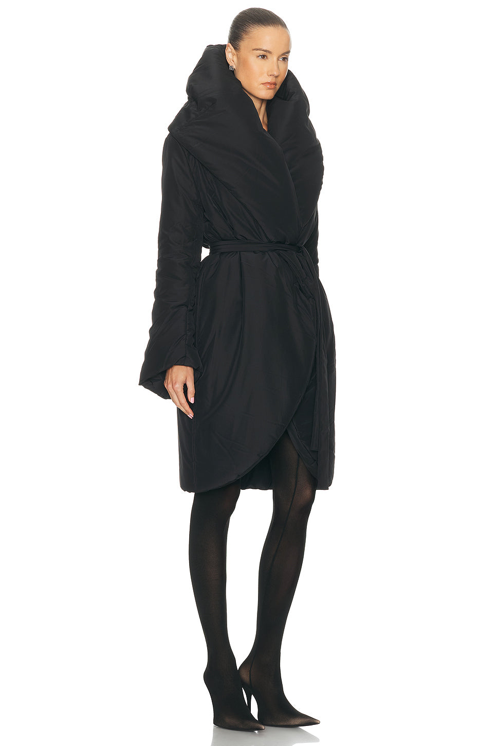 Shawl Collar Sleeping Bag Coat