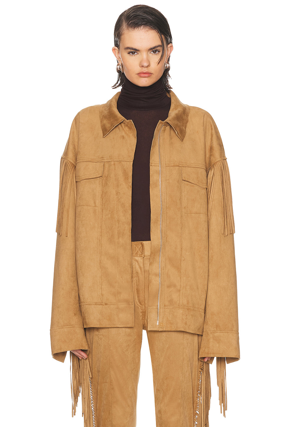 Fringe Oversized Jacket