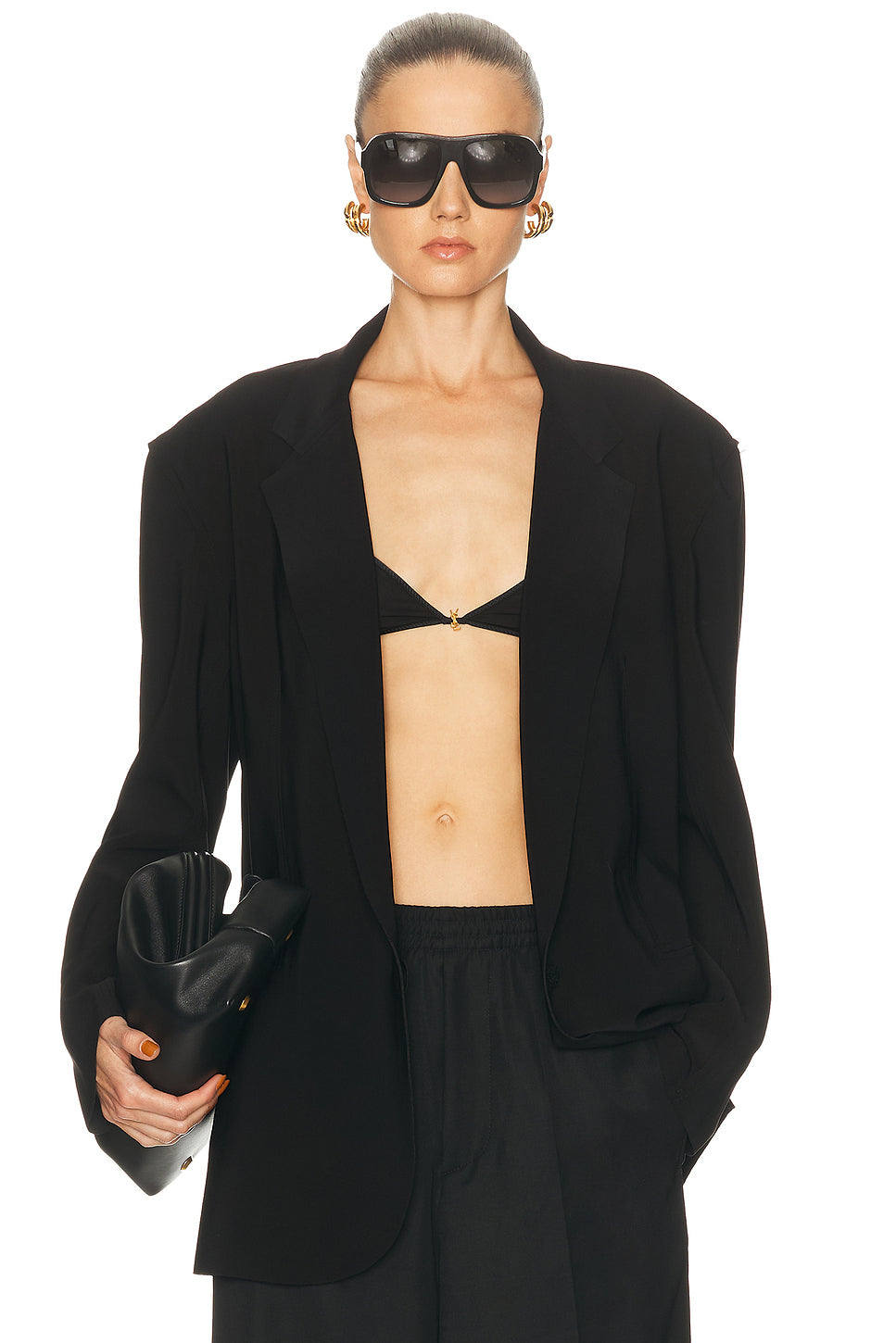 Oversized Single Breasted Jacket