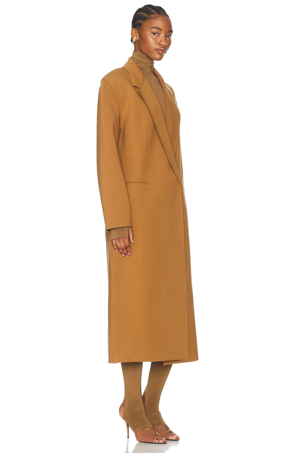 Oversized Double Breasted Midcalf Coat